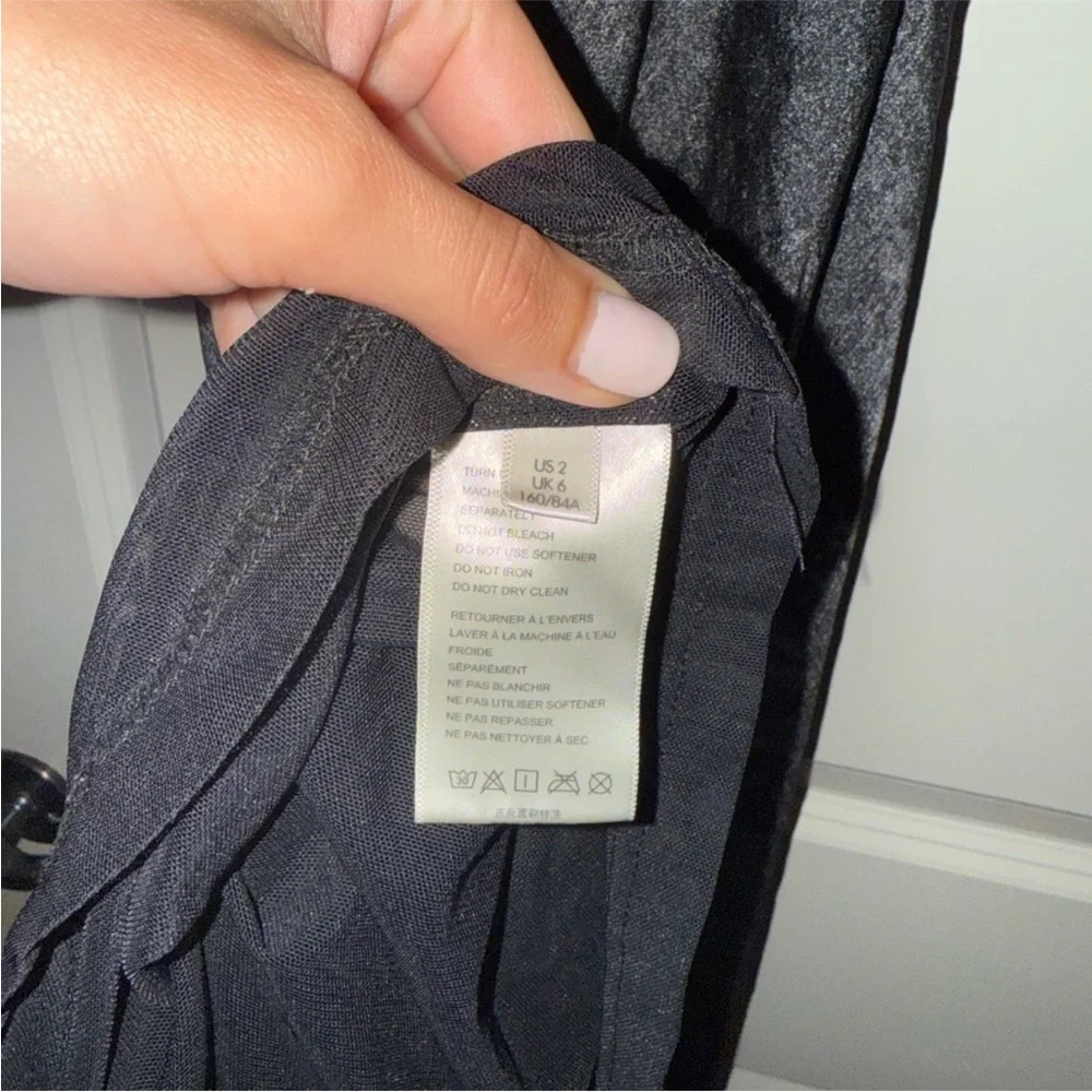 Free People Ella Dress size 2‎ dark Gray silver Halter Dress - Picture 14 of 15